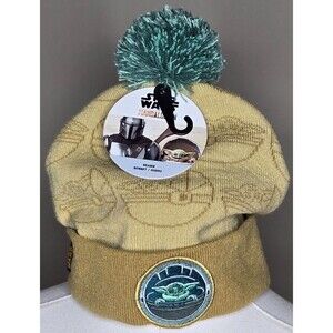Funko Star Wars Mandalorian Grogu Pom Beanie Baby Yoda OSFM NWT